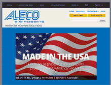 Tablet Screenshot of aleco.com