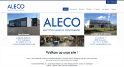 Desktop Screenshot of aleco.be