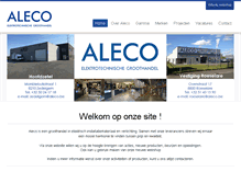 Tablet Screenshot of aleco.be