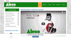 Desktop Screenshot of aleco.it